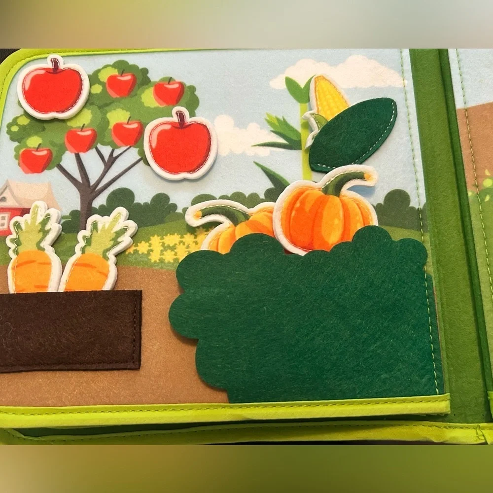 Goliyean Montessori Busy Board Book - My First Farm - NEW - Picture 6 of 13